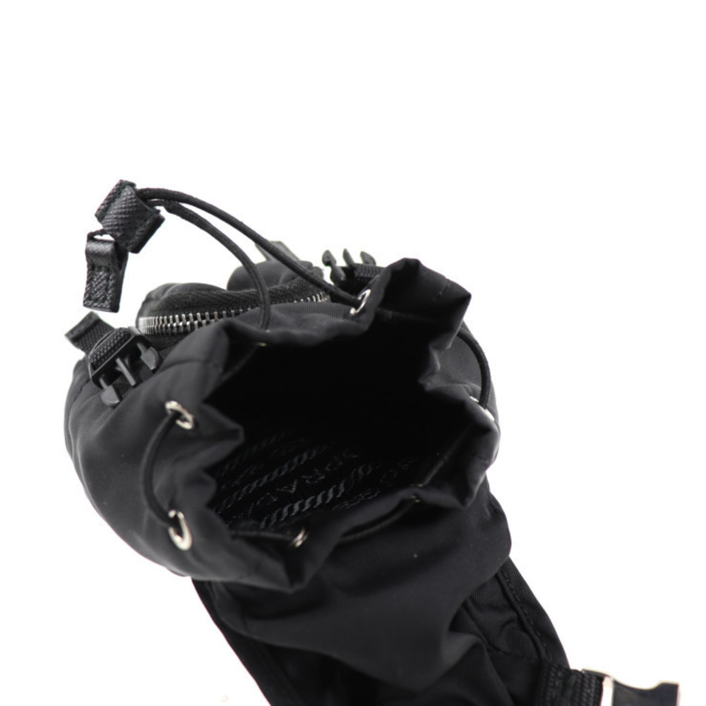Prada Nylon Mini Backpack Keychain Black - image 8